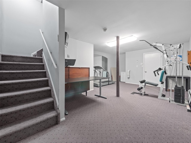 11 Balanchine Ct, Airmont, NY 10952 - exercise room with carpet flooring and baseboards