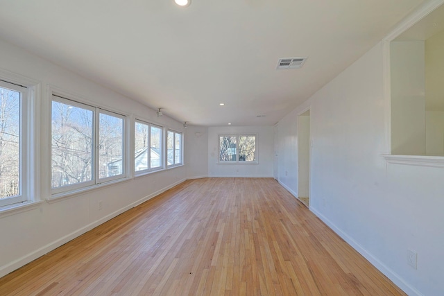 interior space featuring light hardwood / wood-style flooring