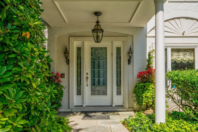 view of entrance to property