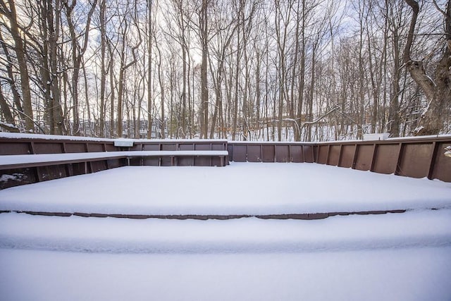 75 Tennyson Dr, Nanuet, NY 10954 - view of yard layered in snow