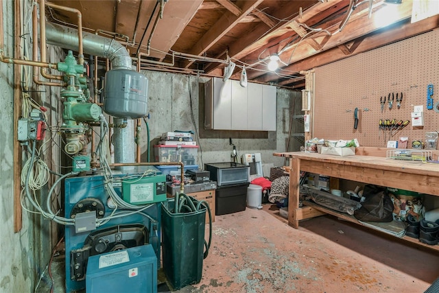 view of utility room