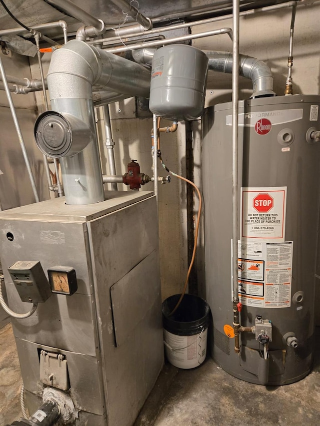 utilities with gas water heater