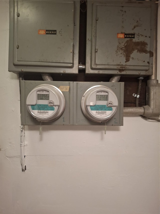 utility room featuring electric panel