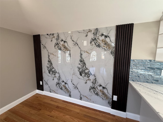 interior details featuring hardwood / wood-style floors