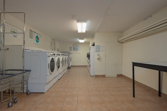 laundry room with washer and dryer