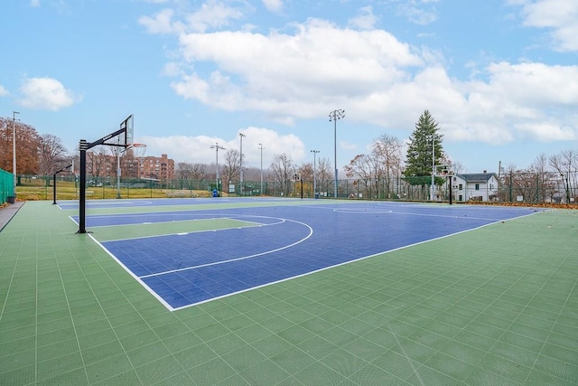 view of sport court