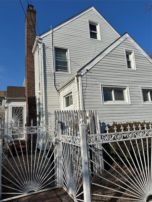 view of back of property