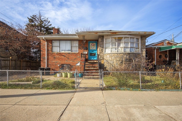 view of bungalow-style house