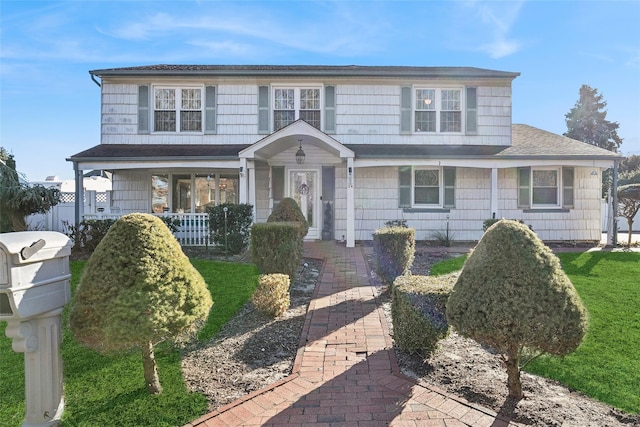 view of front of property