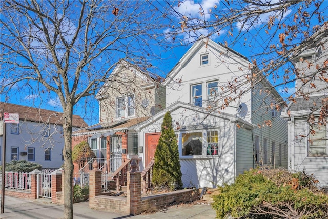 view of front of home