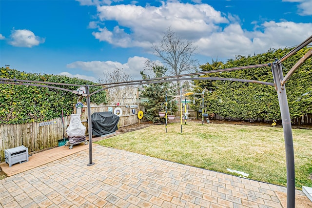 view of patio / terrace with grilling area