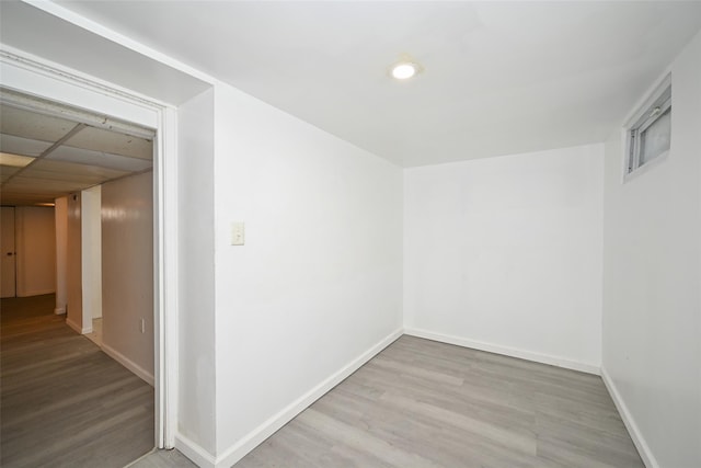 interior space with light wood-type flooring