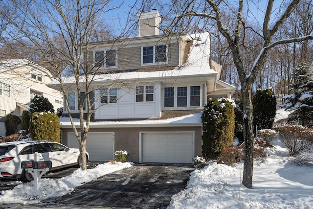 front facade featuring a garage