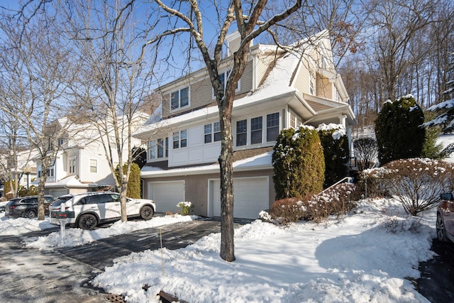 front facade featuring a garage