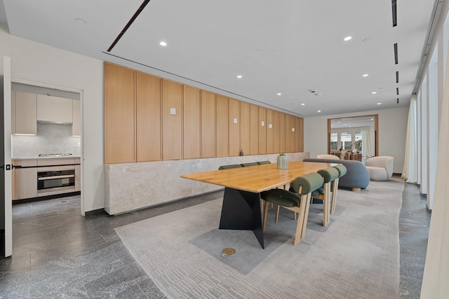 view of dining area