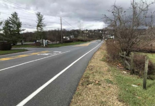 view of road