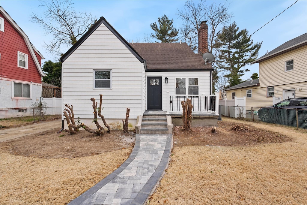 view of bungalow-style house