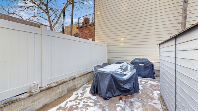 view of patio / terrace with grilling area