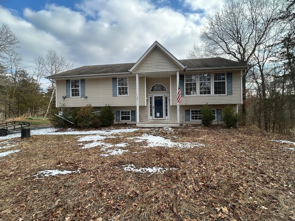 view of bi-level home