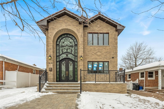 view of front of home