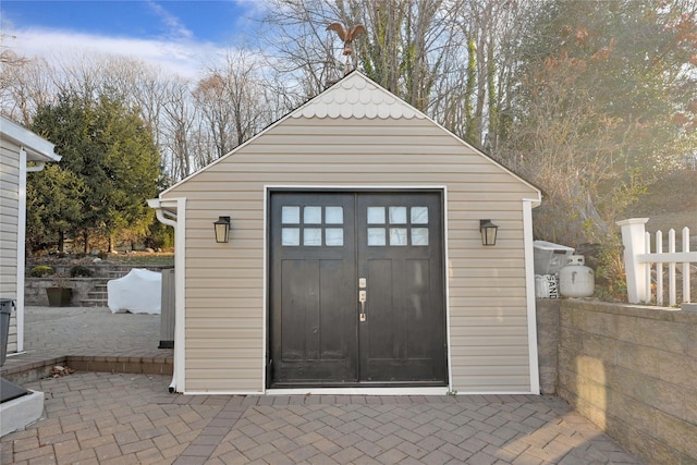 view of outbuilding