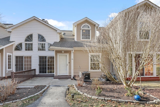 rear view of property with a patio