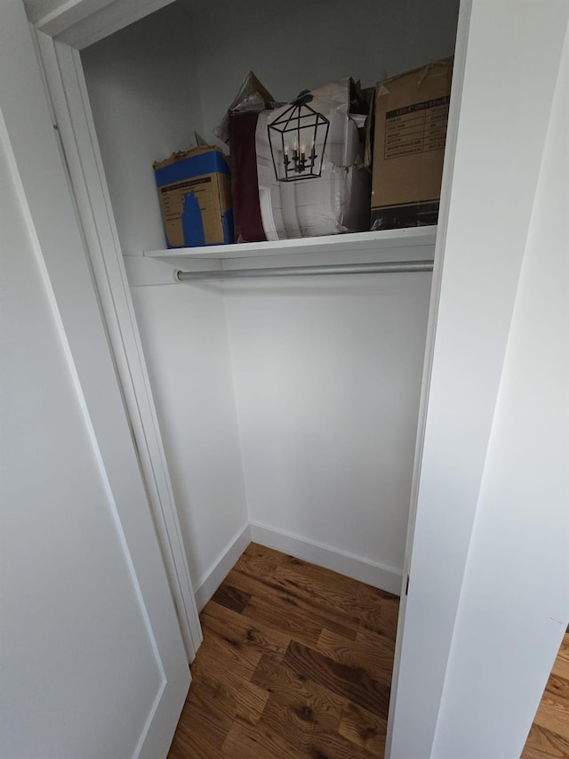 view of closet