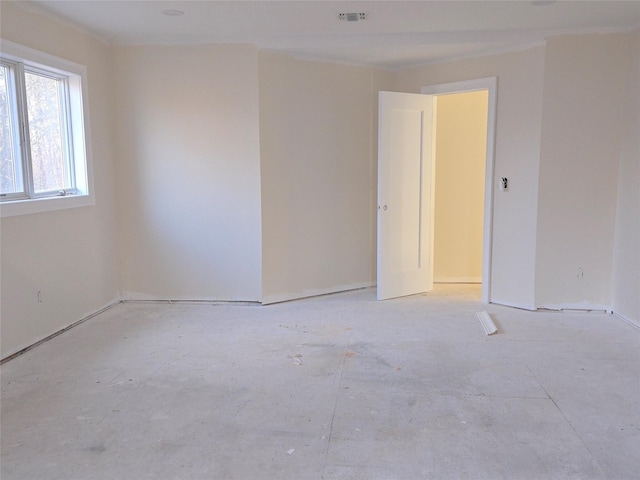 view of empty room