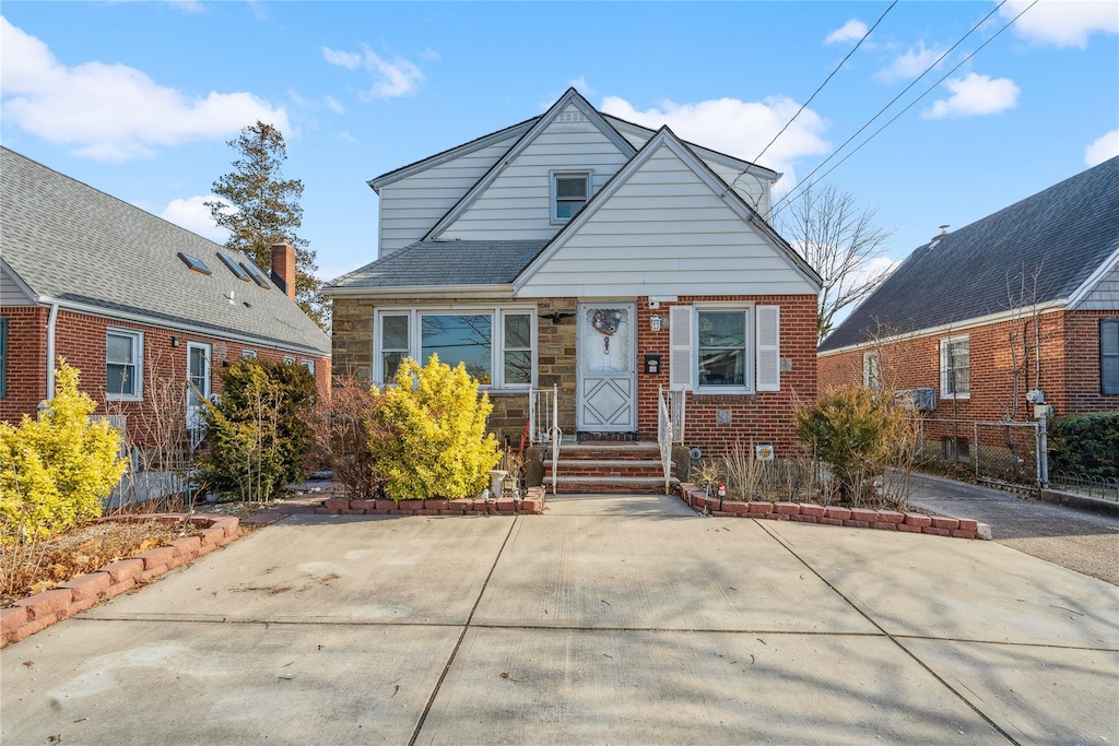 view of bungalow-style home