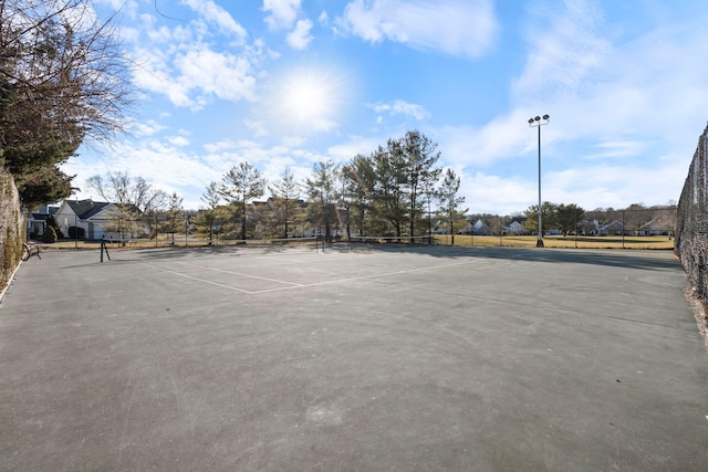 view of sport court