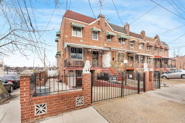 view of townhome / multi-family property