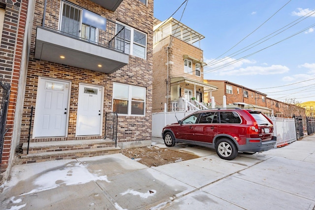 view of front of home