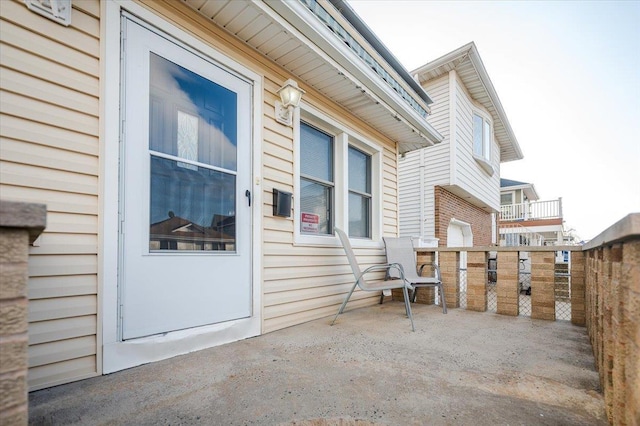 exterior space with a patio area