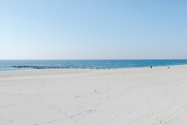 water view featuring a view of the beach