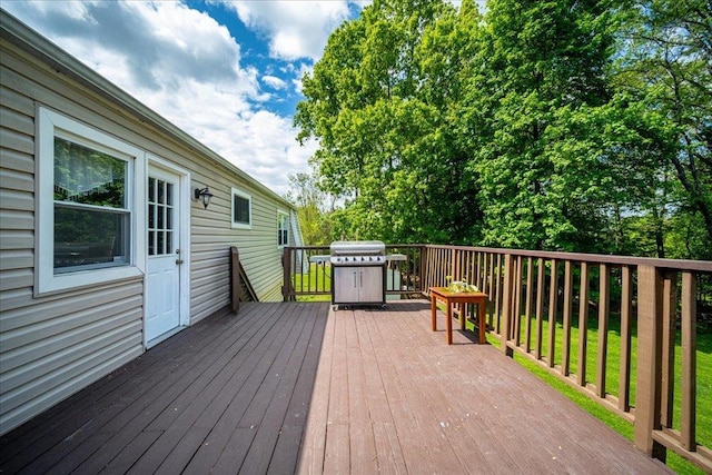 400 Philo St, New Windsor, NY 12553 - wooden deck featuring area for grilling