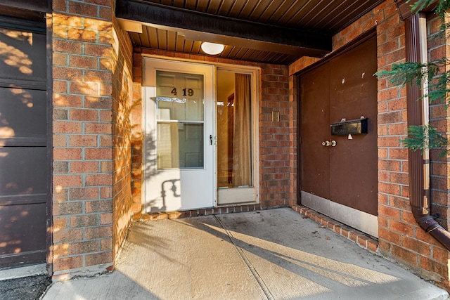 view of entrance to property