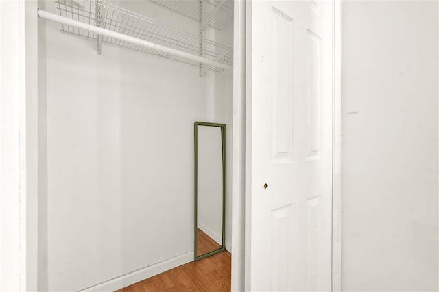 view of closet