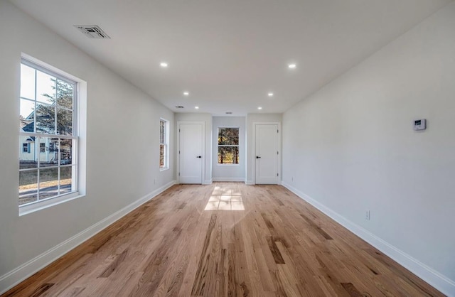 interior space featuring light hardwood / wood-style flooring