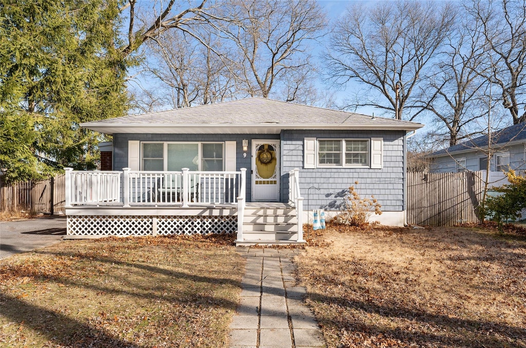 bungalow-style house with a porch