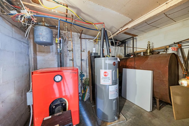 utilities featuring electric water heater