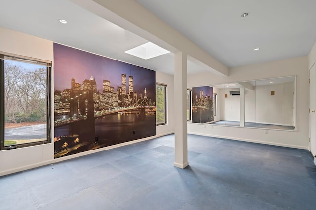 interior space featuring a wall unit AC