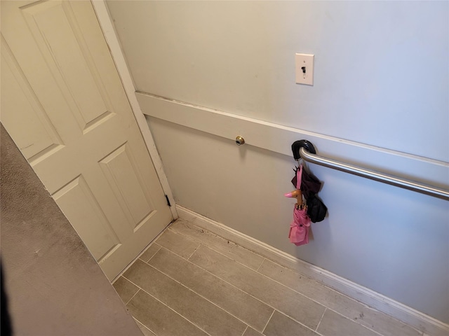 interior space with baseboards