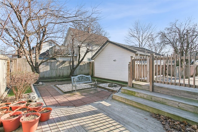 53 S Grove St S, Valley Stream, NY 11580 - wooden deck featuring a patio area