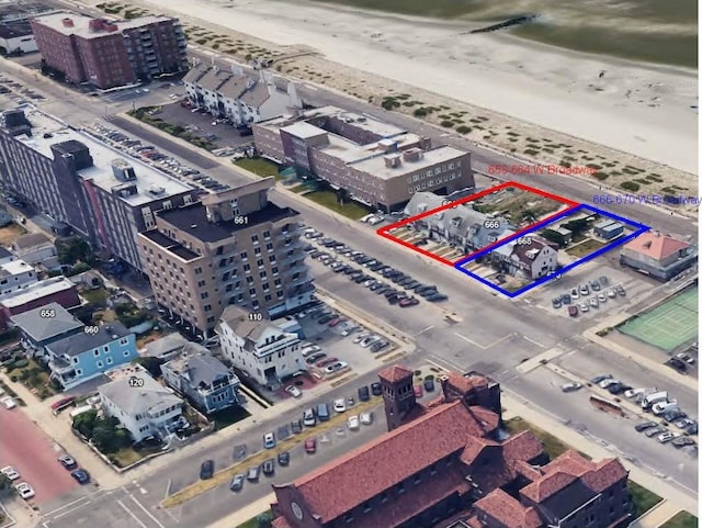 662 W Broadway, Long Beach, NY 11561 - birds eye view of property
