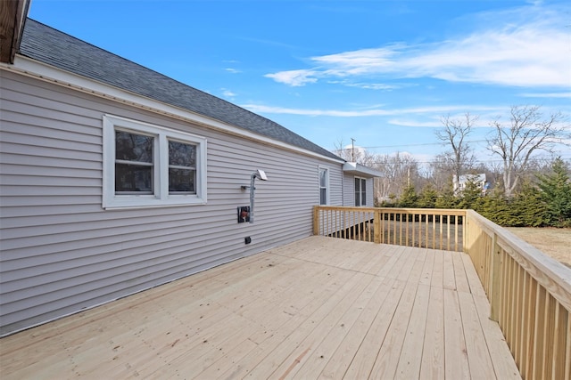 view of deck