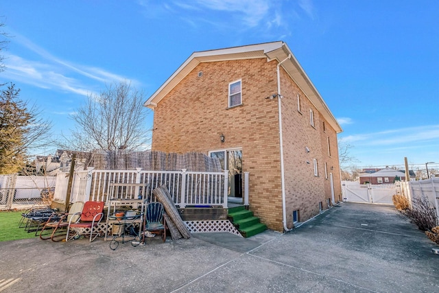 back of house featuring a patio