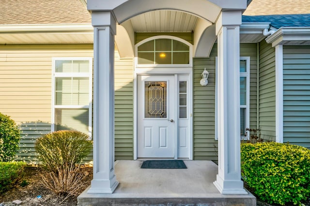 view of entrance to property