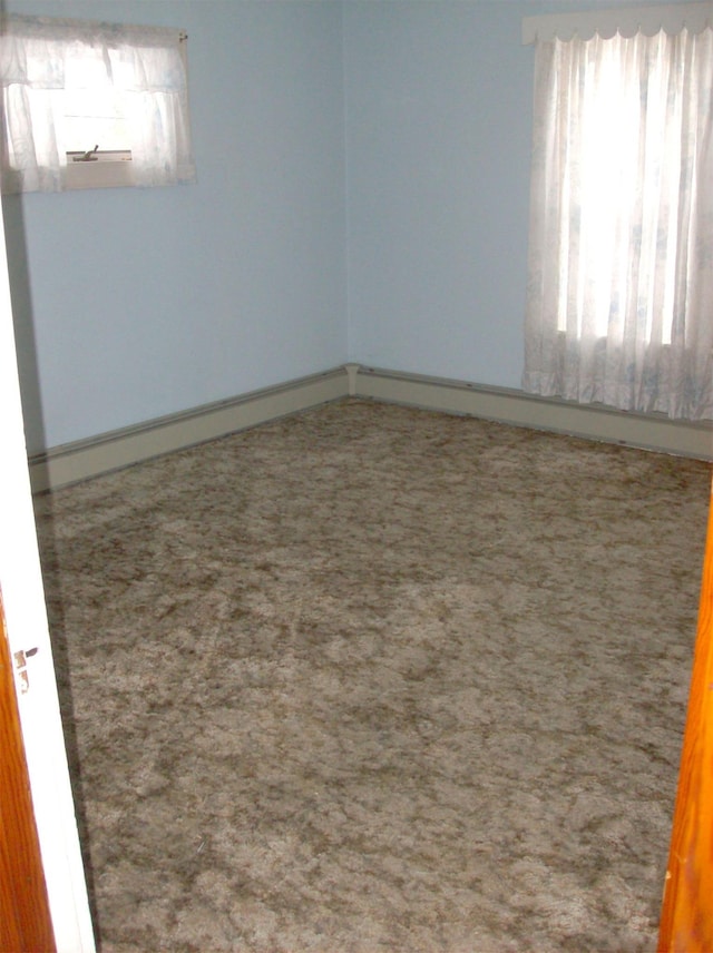 empty room featuring carpet