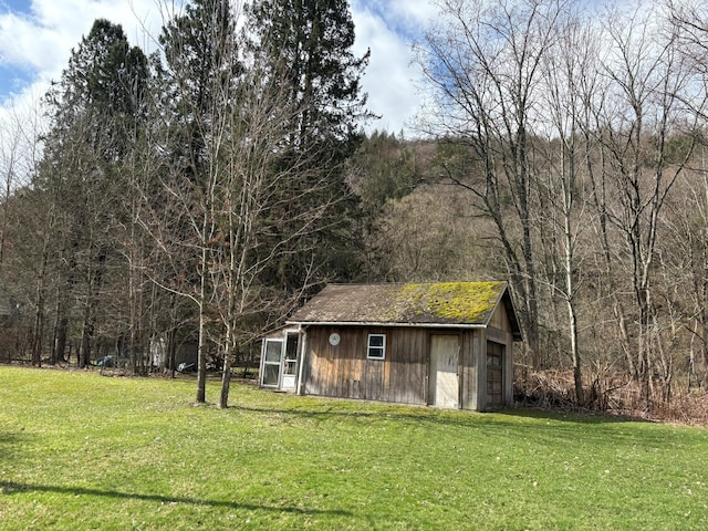 23 Riverside Dr, Roscoe, NY 12776 - view of outbuilding with an outdoor structure