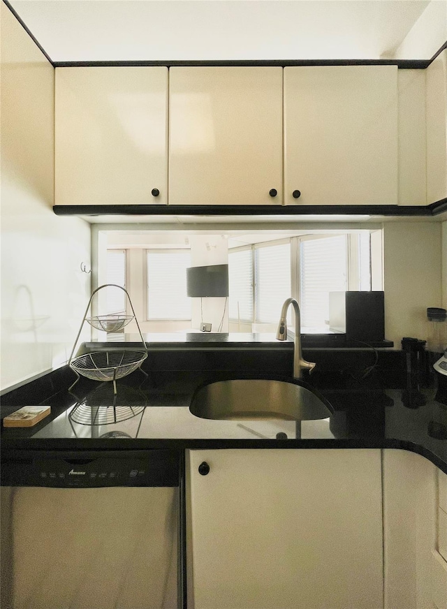 kitchen with sink and dishwasher